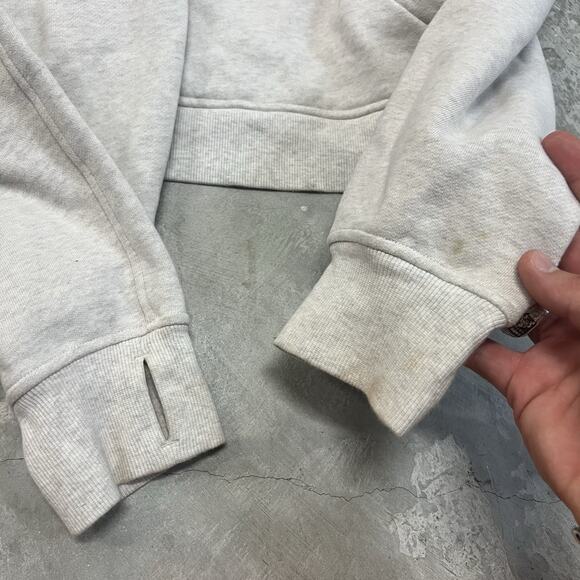 Lululemon LW3DUSS Scuba Oversized Crop Half-Zip Hoodie in Grey | XL-XXL - Picture 7 of 9